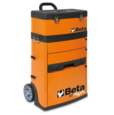 BETA 2 Drawer Metal, Plastic Wheeled Tool Trolley