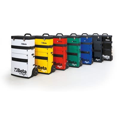 BETA 2 Drawer Metal, Plastic Wheeled Tool Trolley