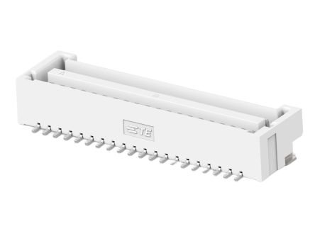 TE Connectivity, Grace Inertia 1.25 PCB Header, 1.25mm Pitch, 40 Way, 2 Row Straight, Vertical