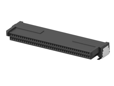 ERNI MicroCon Series Right Angle Surface Mount PCB Socket, 80-Contact, 2-Row, 0.8mm Pitch, Surface Mount