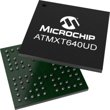 Microchip ATMXT640UD-CCUBRHA1, Capacitive Touch Screen Controller I2C, 88-Pin UFBGA