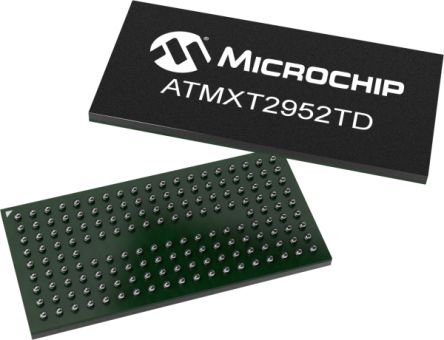 Microchip ATMXT2952TD-C2UMK1, Capacitive Touch Screen Controller I2C, 162-Pin UFBGA