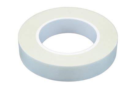 RS PRO Electro Insulating Tape White Glass Cloth Electrical Tape, 19mm x 50m