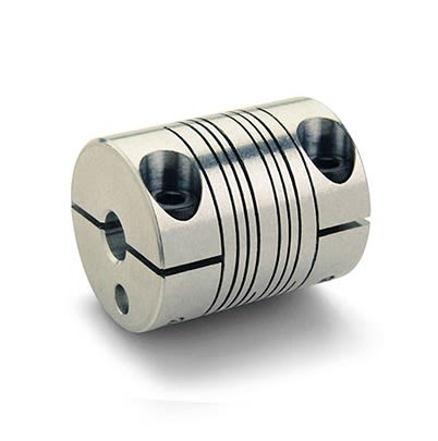 Ruland Beam, 30mm Outside Diameter, 10mm Bore, 38mm Length Flexible Coupling