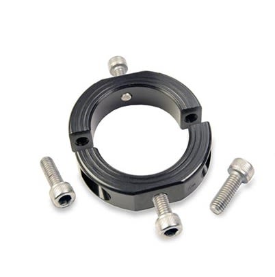 Ruland Collar, Two Piece, Clamp Screw, Bore 35mm, OD 57mm, W 15mm, Anodised Aluminium