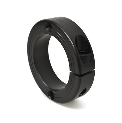 Ruland Collar, One Piece, Clamp Screw, Bore 50mm, OD 78mm, W 19mm, 1215 Lead-Free Carbon Steel