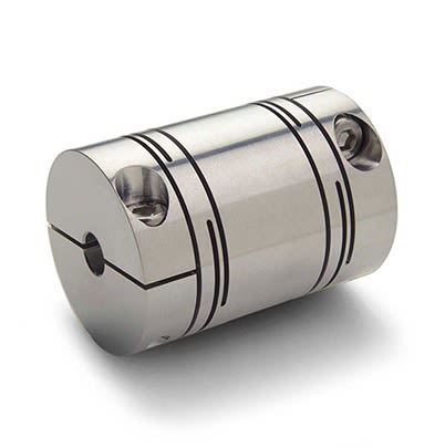 Ruland Slit Coupling, 25mm Outside Diameter, 9mm Bore, 34mm Length Flexible Coupling