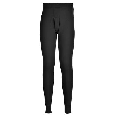 Portwest Black 50% Cotton, 50% Polyester Base Layer, S