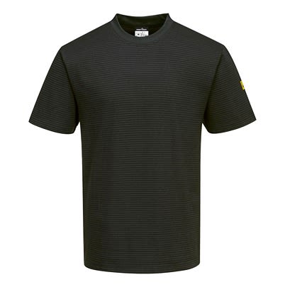 Portwest Black Short Sleeve T-Shirt, UK- L