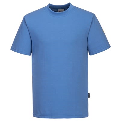 Portwest Blue Short Sleeve T-Shirt, UK- S