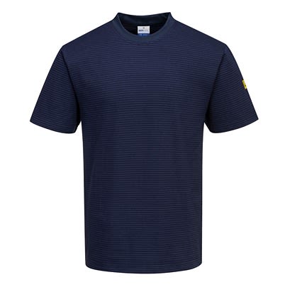 Portwest Navy Short Sleeve T-Shirt, UK- S