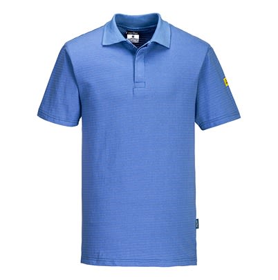 Portwest AS21 Blue ESD-Safe Polo Shirt, UK- XL