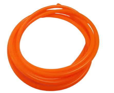 RS PRO Silicone, Flexible Tube, 2.3mm ID, 5.5mm OD, Orange, 2m