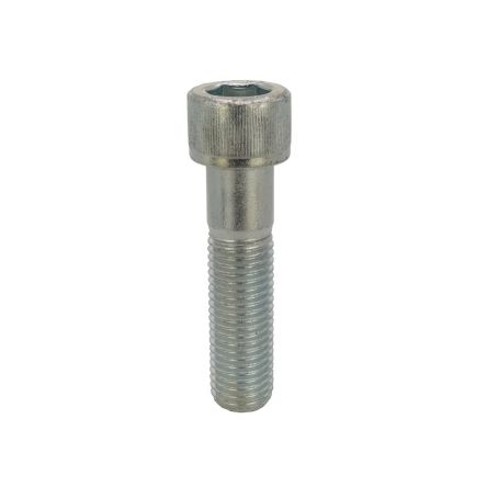 RS PRO Clear Passivated, Zinc Carbon Steel Hex Screw, DIN 912, ISO 898-1, M6 x 80mm