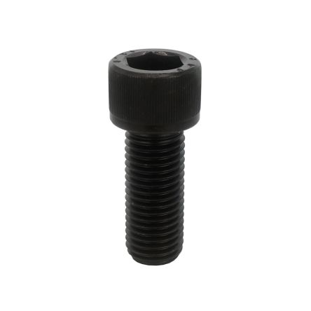 RS PRO Black Carbon Steel Hex Screw, DIN 912, ISO 898-1, M8 x 10mm