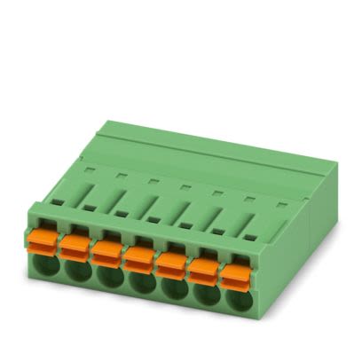 Phoenix Contact PCB Connector, 7-Contact, 3.5mm Pitch, PCB Mount, 1-Row, Push In Spring Termination