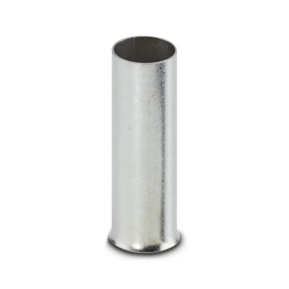 Phoenix Contact Ferrule, 40mm Pin Length, 12.5mm Pin Diameter, Silver