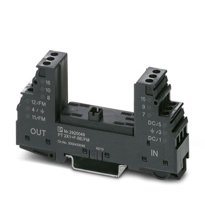 Phoenix Contact Surge Suppressor Unit 250 V ac Maximum Voltage Rating