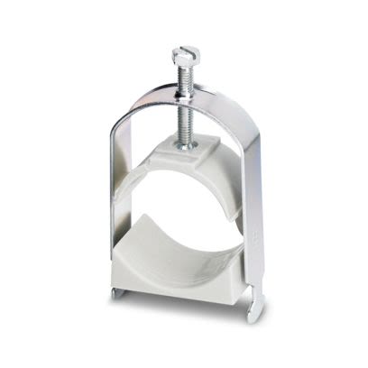 Phoenix Contact Silver Steel Cable Clamp, 68mm Max. Bundle