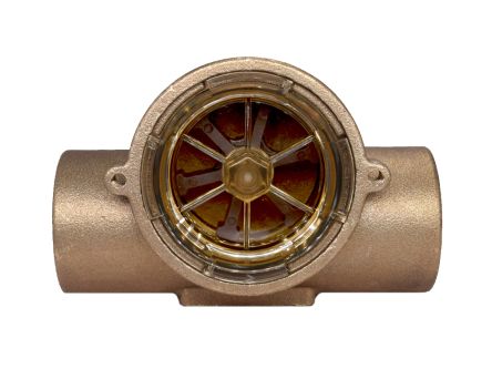Gems Sensors RF0 Series Flow Rate Monitoring Sensor Flow Sensor for Liquid, 0.1 → 1 GPM Min, 0.5 → 5 GPM