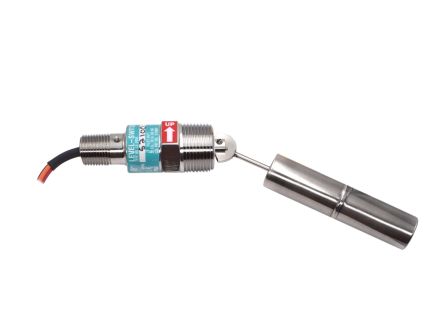 Gems Sensors LS-52100 Series Side Mount Level Switch Level Sensor, SPDT Output, 316 Stainless Steel Body