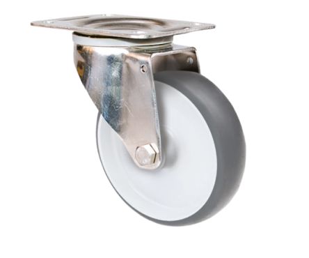Guitel Hervieu Swivel Castor Wheel, 70kg Capacity, 80mm Wheel