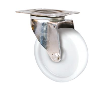 Guitel Hervieu Swivel Castor Wheel, 150kg Capacity, 80mm Wheel