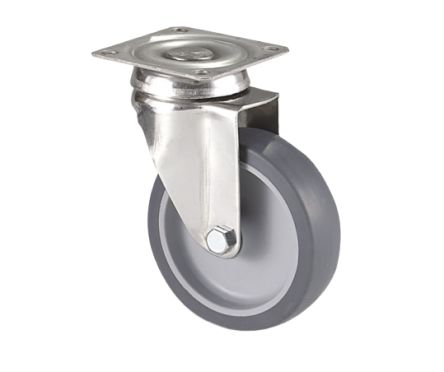 Guitel Hervieu Swivel Castor Wheel, 60kg Capacity, 63mm Wheel