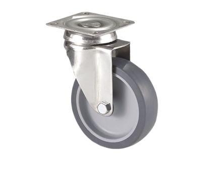 Guitel Hervieu Swivel Castor Wheel, 80kg Capacity, 125mm Wheel