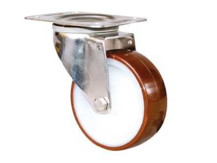 Guitel Hervieu Swivel Castor Wheel, 150kg Capacity, 80mm Wheel