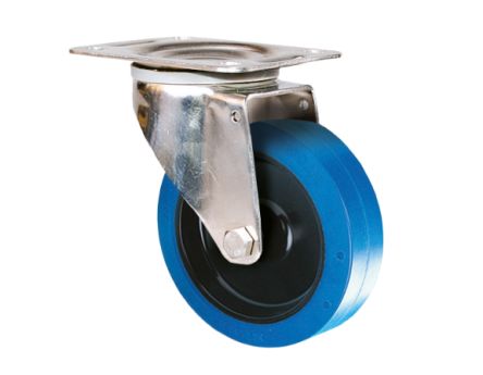 Guitel Hervieu Swivel Castor Wheel, 100kg Capacity, 80mm Wheel