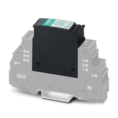Phoenix Contact Surge Suppressor Unit 185 V Maximum Voltage Rating 450mA Maximum Surge Current Plug