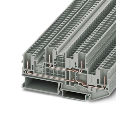 Phoenix Contact 3061486 Grey, 0.08 → 4mm², 2-Level, Plug-In Termination