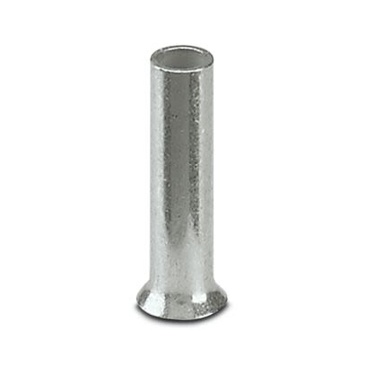 Phoenix Contact Ferrule, 6mm Pin Length, 1mm Pin Diameter, Silver