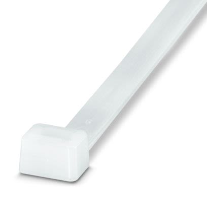 Phoenix Contact Cable Ties, Standard, 850mm x 12.6 mm, Clear Polyamide, Pk-50