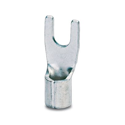 Phoenix Contact Uninsulated Fork Terminal, 17AWG to 13AWG, Silver