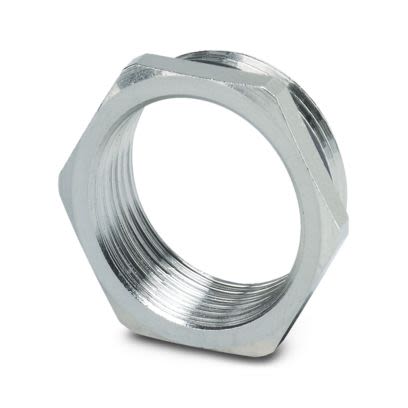 Phoenix Contact Cable Gland Adaptor, PG21 Exterior Thread, PG16 Interior Thread, Nickel Plated Brass