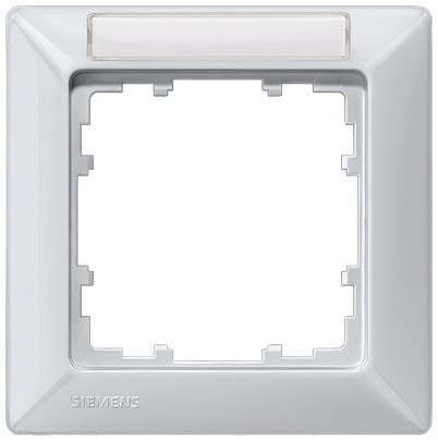 Siemens Aluminium 1 Gang Mounting Plate Thermoplastic Mounting Frame