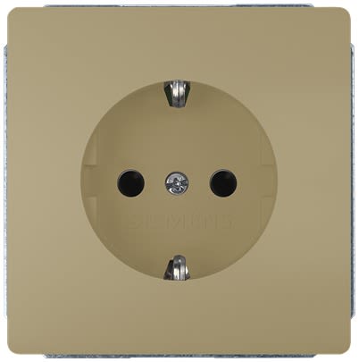 Siemens 5UB18 Gold Electrical Socket, 16A, Schuko