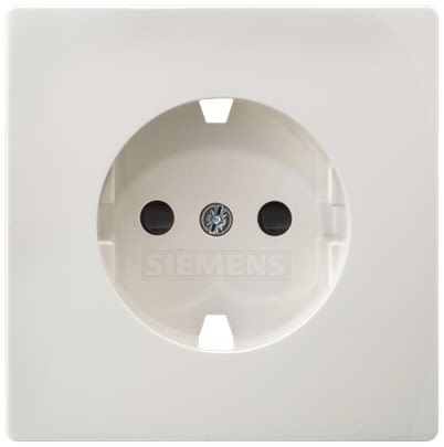 Siemens 5UH10 White Electrical Socket, Schuko