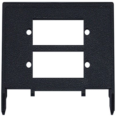 Siemens Black 2 Gang Mounting Plate Thermoplastic Mounting Plate