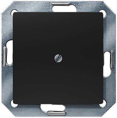 Siemens Black 1 Gang Blank Plate Thermoplastic Blanking Plate
