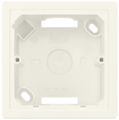 Siemens 5TG2903 Off White Gloss Thermoplastic Back Box, IP20, Surface Mount, 84 x 42.5mm