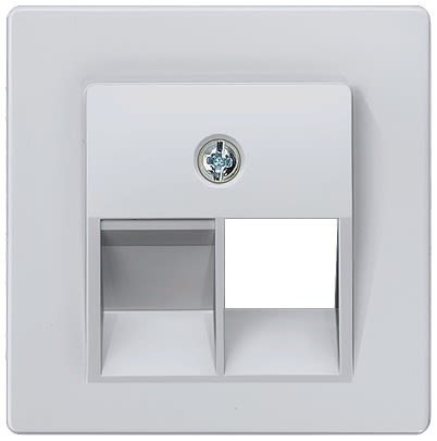 Siemens Aluminium 1 Gang Cover Plate Thermoplastic Cover Plate