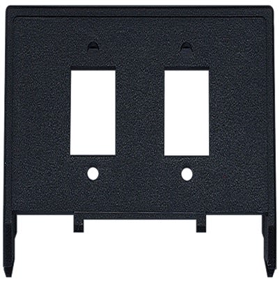 Siemens Black 1 Gang Mounting Plate Thermoplastic Mounting Plate
