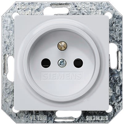 Siemens 5UB19 2 Gang Electrical Socket, 2 Poles, 16A, CEE