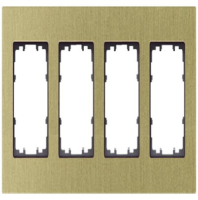 Siemens Yellow 4 Gang Mounting Plate Aluminium Mounting Frame
