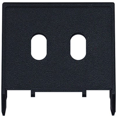 Siemens Black 2 Gang Mounting Plate Thermoplastic Mounting Plate