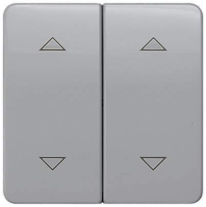 Siemens Silver Rocker Switch, 2 Way, 2 Gang, 5TG79