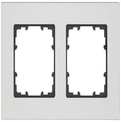 Siemens Aluminium 2 Gang Mounting Plate Aluminium Mounting Frame